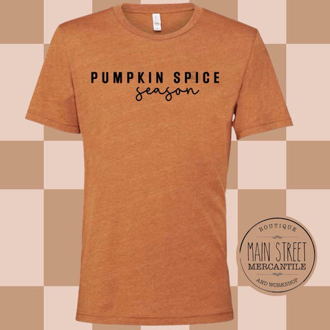 Pumpkin spice season fall Graphic Top