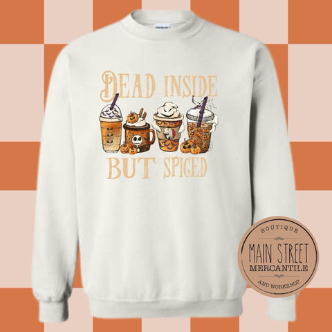 Dead inside but spiced, coffee Graphic Top