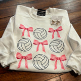 Volleyball Bow Graphic Top