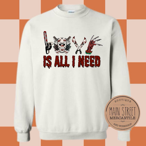 Is all I need, horror movie Halloween Graphic Top