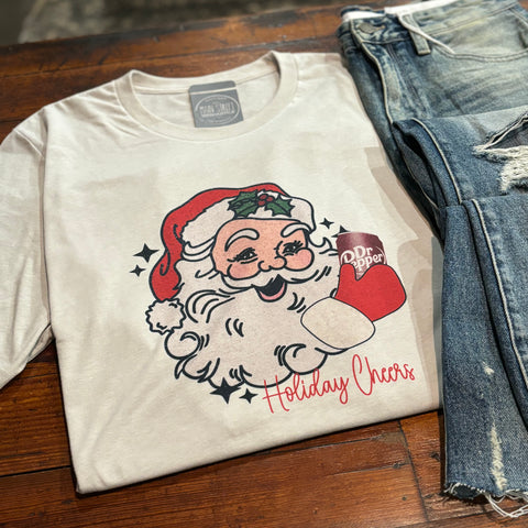 Dr.Pepper Santa Graphic Top