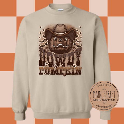 Howdy pumpkin Graphic Top