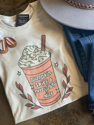 Pumpkin spice & everything nice Graphic Top