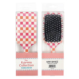 Fun Pattern Paddle Hair Brush Smiley Floral