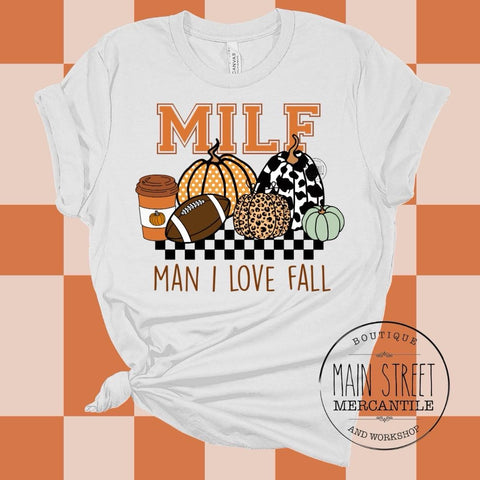 MILF-man I love fall Graphic Top