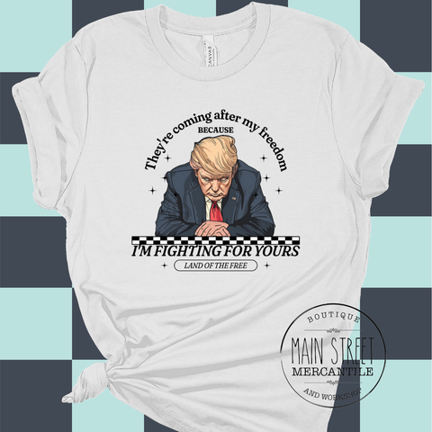 Trump Fight for Freedom Graphic Top