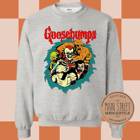 Goosebumps Halloween Graphic Top