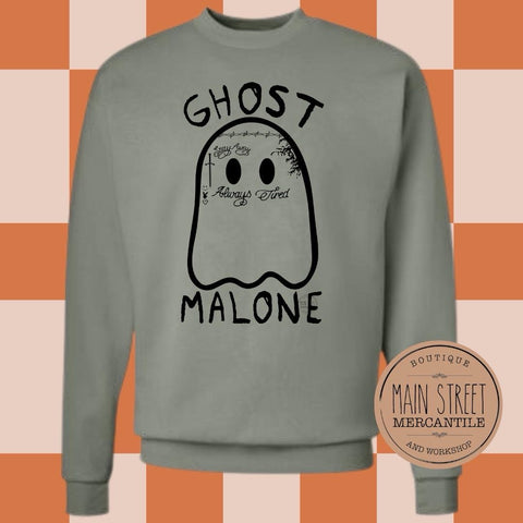 Ghost Malone Halloween Graphic Top