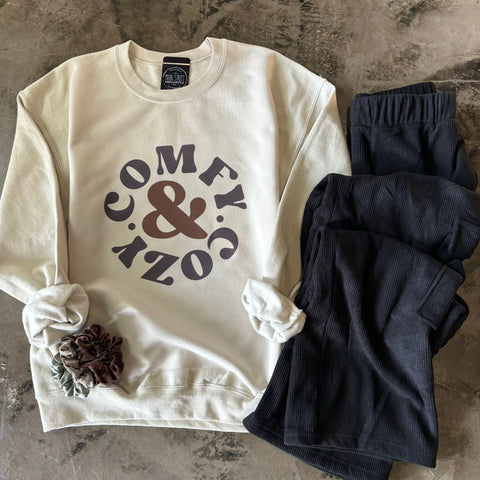 Comfy and Cozy Graphic Top