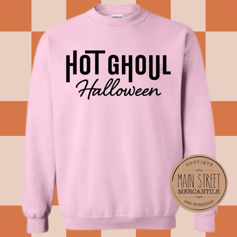 Hot ghoul Halloween Graphic Top