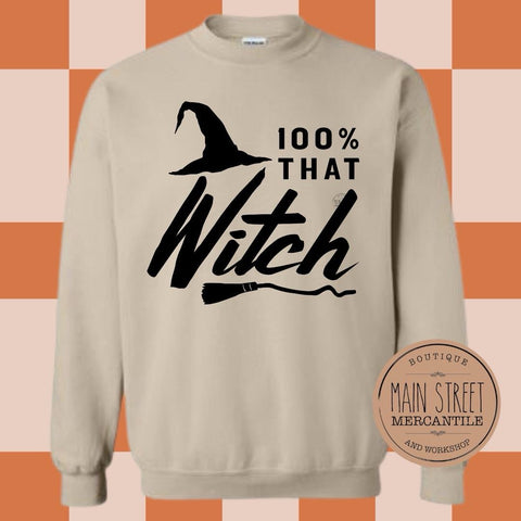 100% that witch Graphic Top