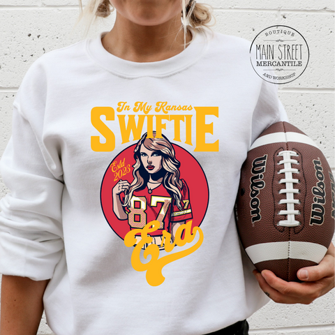 Retro Swifty Era Kansas City Cheifs Graphic Top