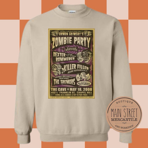 Zombie party invitation Graphic Top