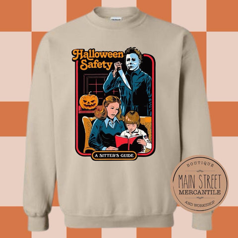 Michael Myers Halloween safety Graphic Top