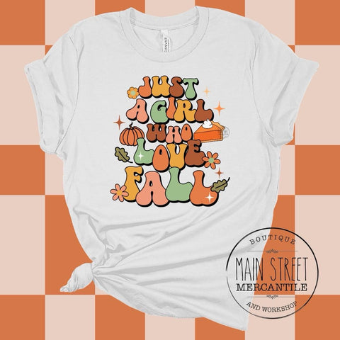 Just a girl who loves fall Graphic Top