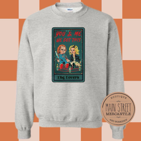 Chucky tarot card Halloween Graphic Top