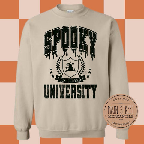 Spooky university Graphic Top