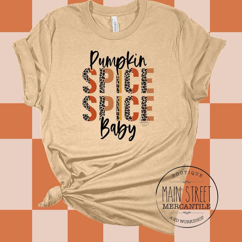 Pumpkin spice spice baby fall Graphic Top