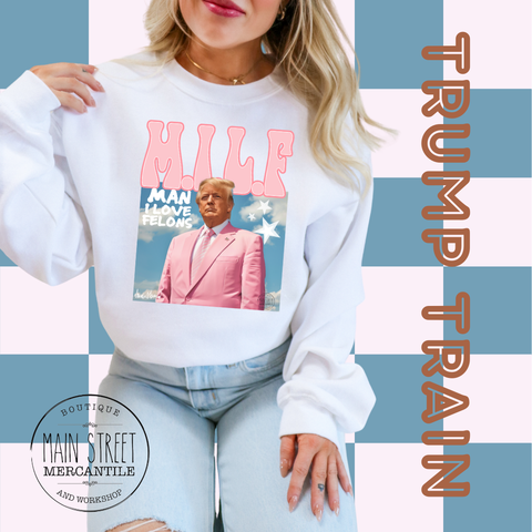 MILF Trump Graphic Top