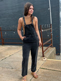 Ash Black Soft Denim Overall