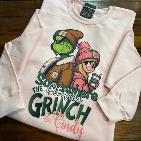 Somewhere between the Green Guy and Cindy Graphic Top