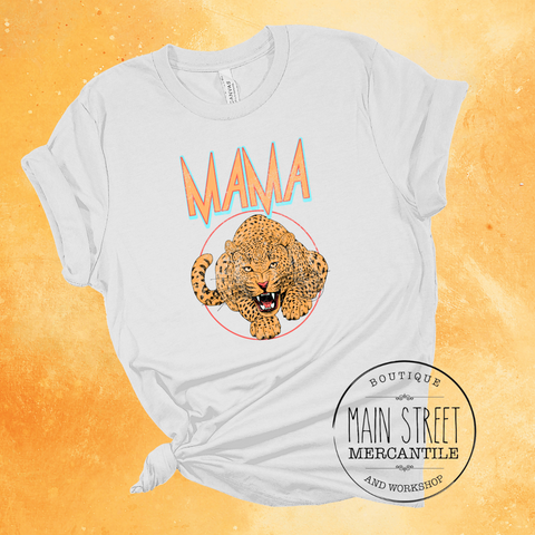 Mama Leopard Graphic Top