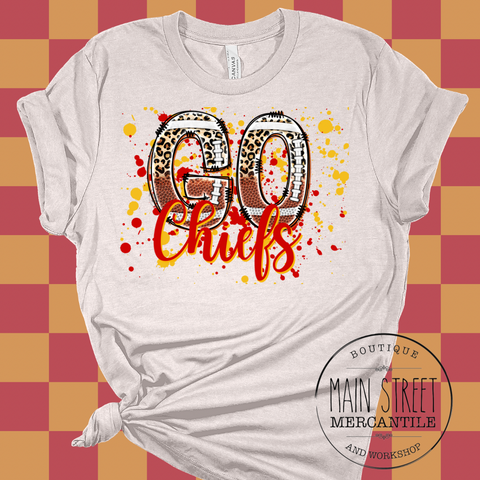 Go Football KC Cheifs Graphic Top