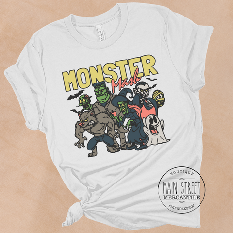 Monster Mash Graphic Top