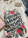 Praying Mama Raising Warriors Graphic Top