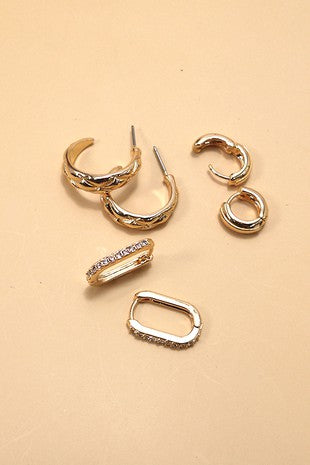 Golden square and round hoops