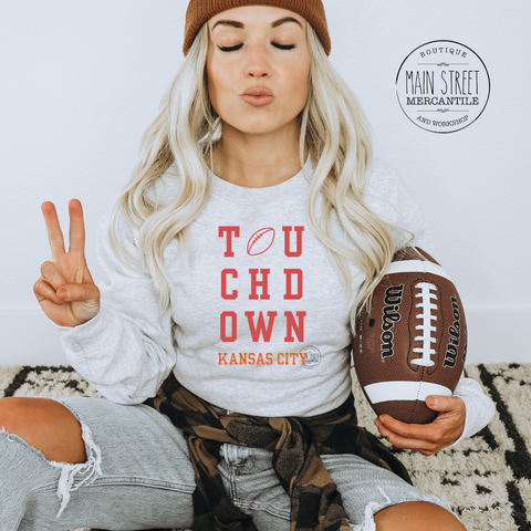 Touchdown Kansas City Cheifs Graphic Top