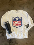 Taylor’s Version Football Graphic Top