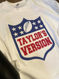 Taylor’s Version Football Graphic Top