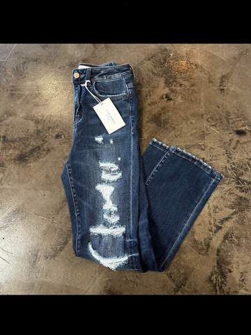 Flying Monkey distressed jeans