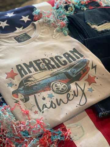 American Honey Fast Cars and Freedom Graphic Top