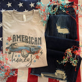 American Honey Fast Cars and Freedom Graphic Top