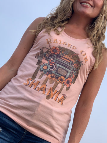 Raised on Shania Graphic Top