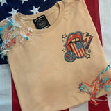 Party in the USA Patriotic Graphic Top