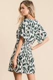 Leopard Smocked Dress