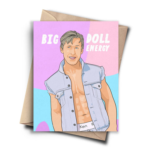 BDE Ryan Gosling Barbie Funny Valentine / Anniversary Card