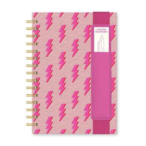 Studio Oh! - Charged Up Oliver Notebook with Pen Pocket