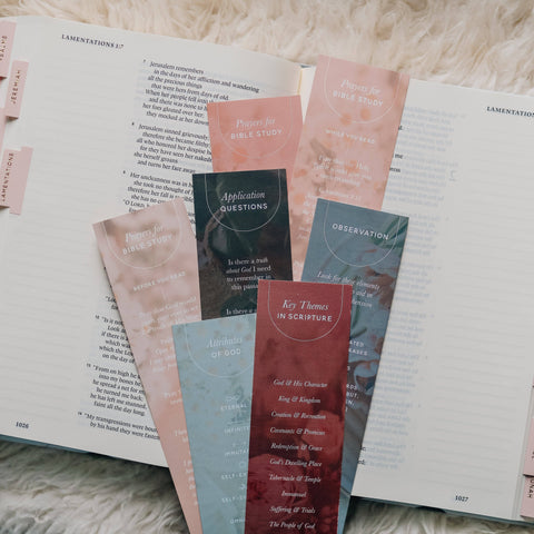 The Daily Grace Co - Bible Study Prompts Bookmarks