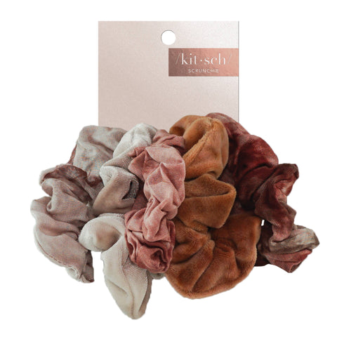 KITSCH - Rust Tie Dye Scrunchies