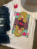 Queen Dolly graphic top