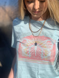 Wild And Free Butterfly graphic tee