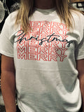 Merry Merry Merry Christmas Tee