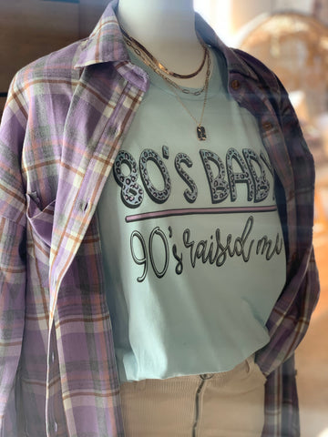 80’s Baby 90’s Raised Me graphic tee