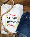 Softball supporter graphic tee