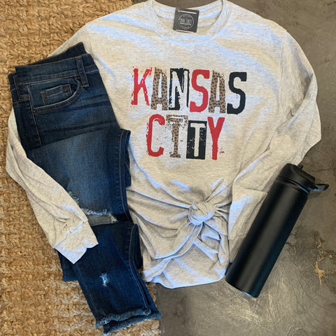 Kansas City Distressed graphic tee