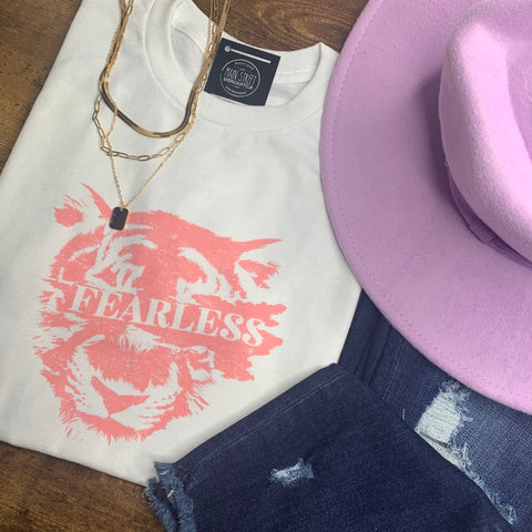 Fearless Tiger graphic tee